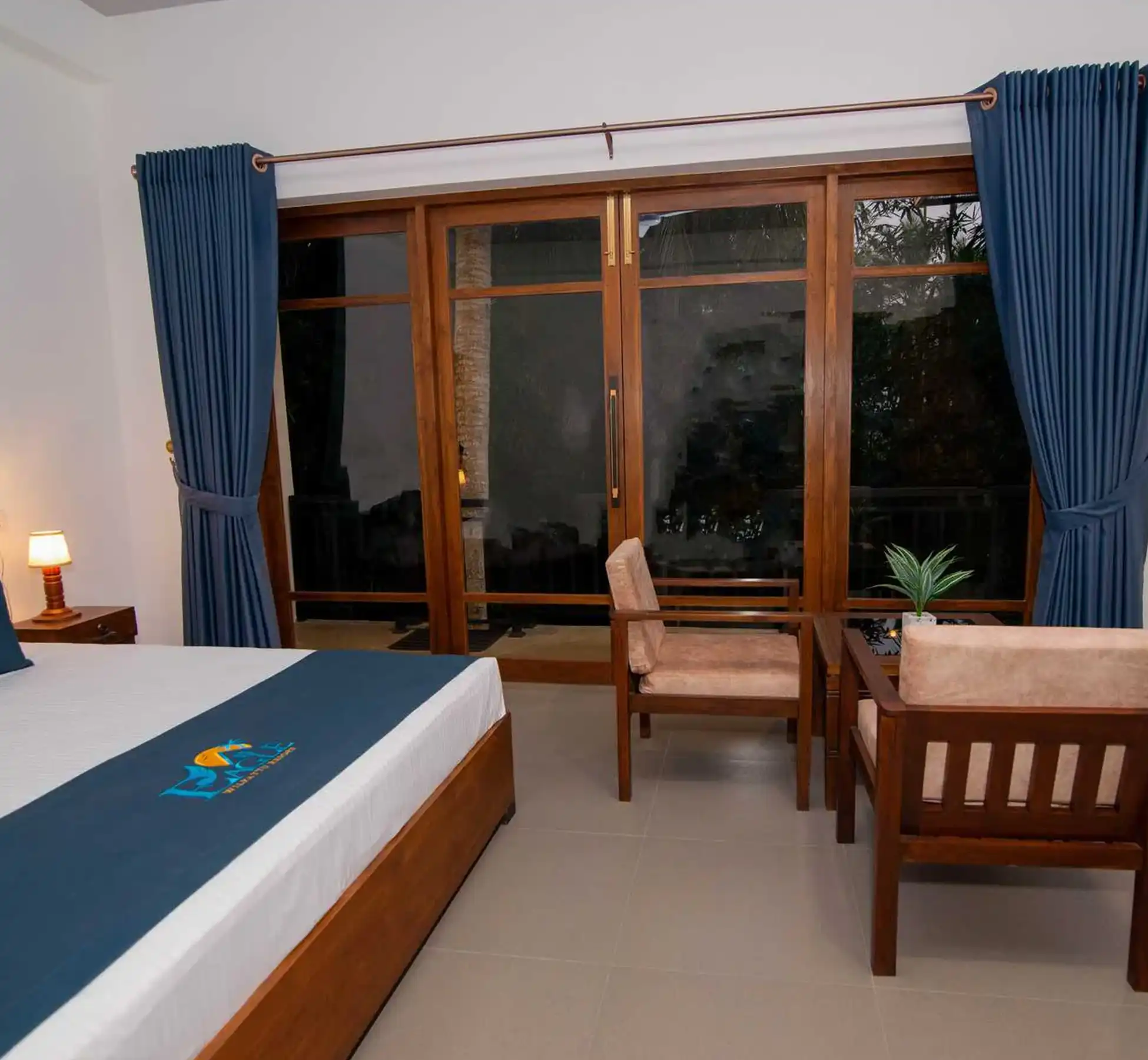Room Bed Front Eagle Wilpattu Resort